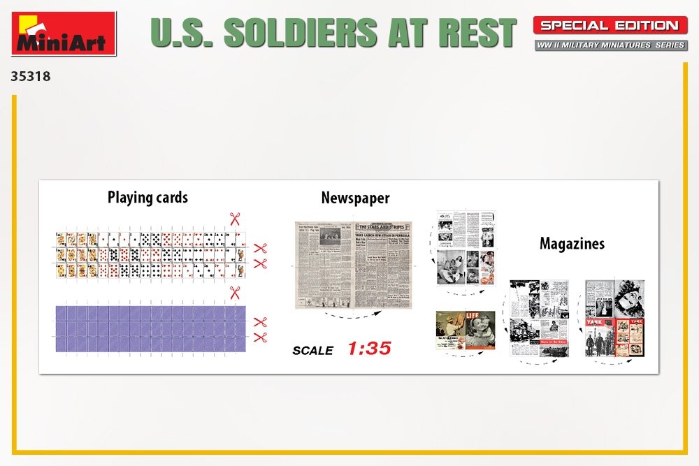 MiniArt 35318 US Soldiers at Rest Special Edition 1/35 – immagine 4