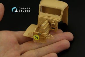 Quinta Studio QD35060 GMC CCKW 352 Cargo Truck 3D-Printed &amp;amp; colored Interior on decal paper (HobbyBoss) 1/35 – immagine 4