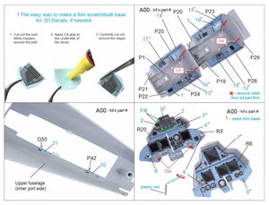 Quinta Studio QDS-32095 Su-30SM 3D-Printed &amp;amp; colored Interior on decal paper (conversion for Trumpeter Su-30MKK) (Small version) 1/32 – image 2