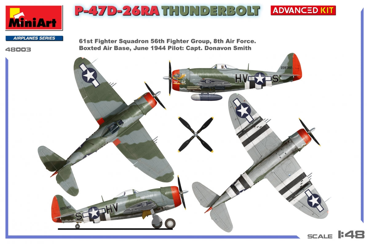 MiniArt 48003 P-47D-26RA THUNDERBOLT. ADVANCED KIT 1/48 – obrázek 4