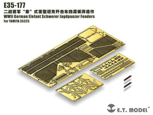 ET Model E35-177 WWII German Elefant Schwerer Jagdpanzer Fenders (For TAMIYA 35325) (1/35)