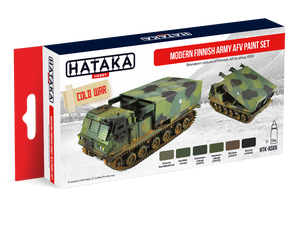 Hataka HTK-AS65 Modern Finnish Army AFV paint set (6x17ml) – Bild 2