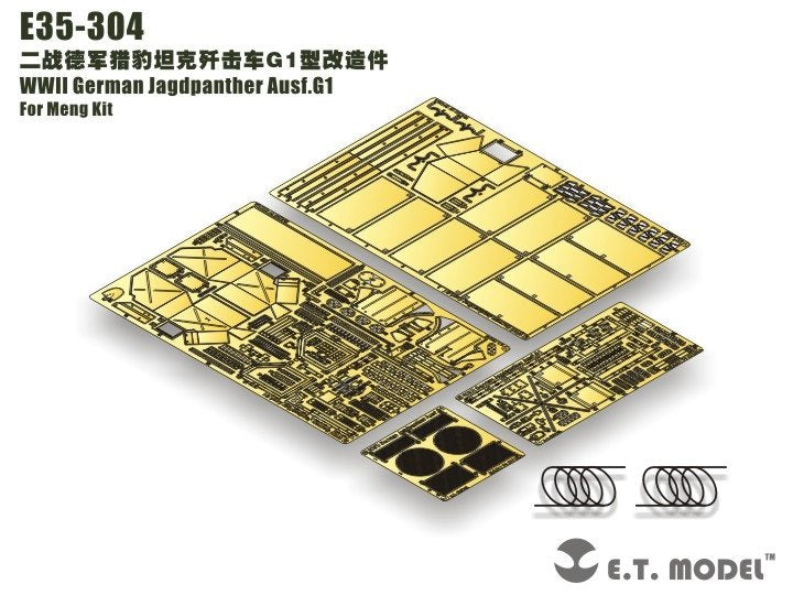 ET Model E35-304 WWII German Jagdpanther Ausf.G1 For Meng 1/35