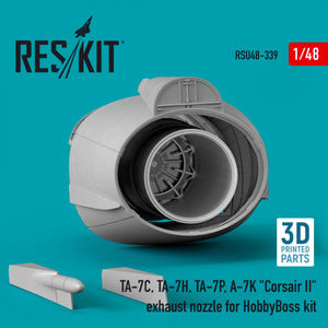RESKIT RSU48-0339 TA-7C, TA-7H, TA-7P, A-7K &amp;quot;CORSAIR II&amp;quot; EXHAUST NOZZLE FOR HOBBYBOSS KIT (3D PRINTED) 1/48 – image 2