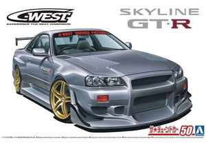 Aoshima 06149 C-WEST BNR34 Skyline GT-R &amp;#39;02 1/24