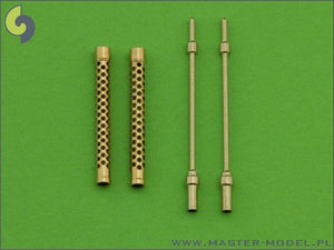Master AM-48-054 Italian machine gun Breda SAFAT 12.7mm barrels (2pcs) (1/48)