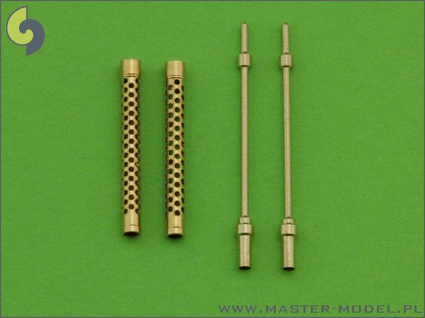 Master AM-48-054 Italian machine gun Breda SAFAT 12.7mm barrels (2pcs) (1/48)
