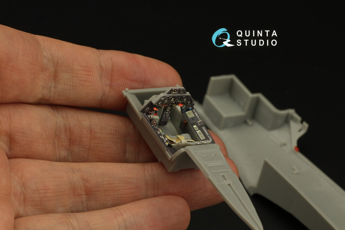 Quinta Studio QD48316 Fw 190A-4 3D-Printed &amp;amp; colored Interior on decal paper (Hasegawa) 1/48 – Bild 9