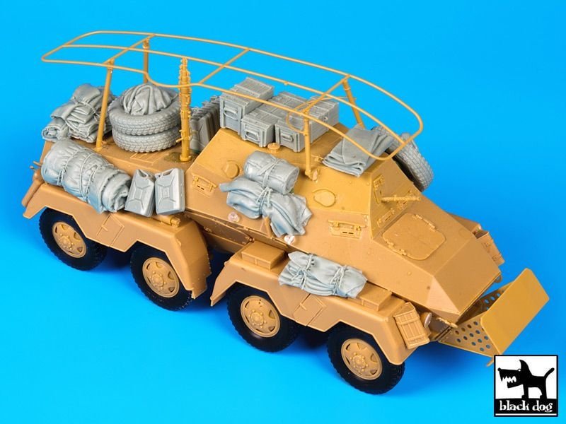 Black Dog T35104 Sd Kfz 263 accessories set 1/35 – Bild 5