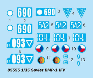 Trumpeter 05555 Soviet BMP-1 IFV 1/35 – imagen 3