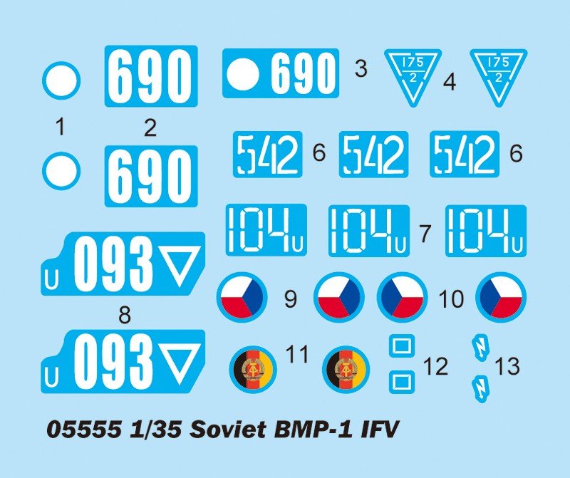 Trumpeter 05555 Soviet BMP-1 IFV 1/35 – imagen 3
