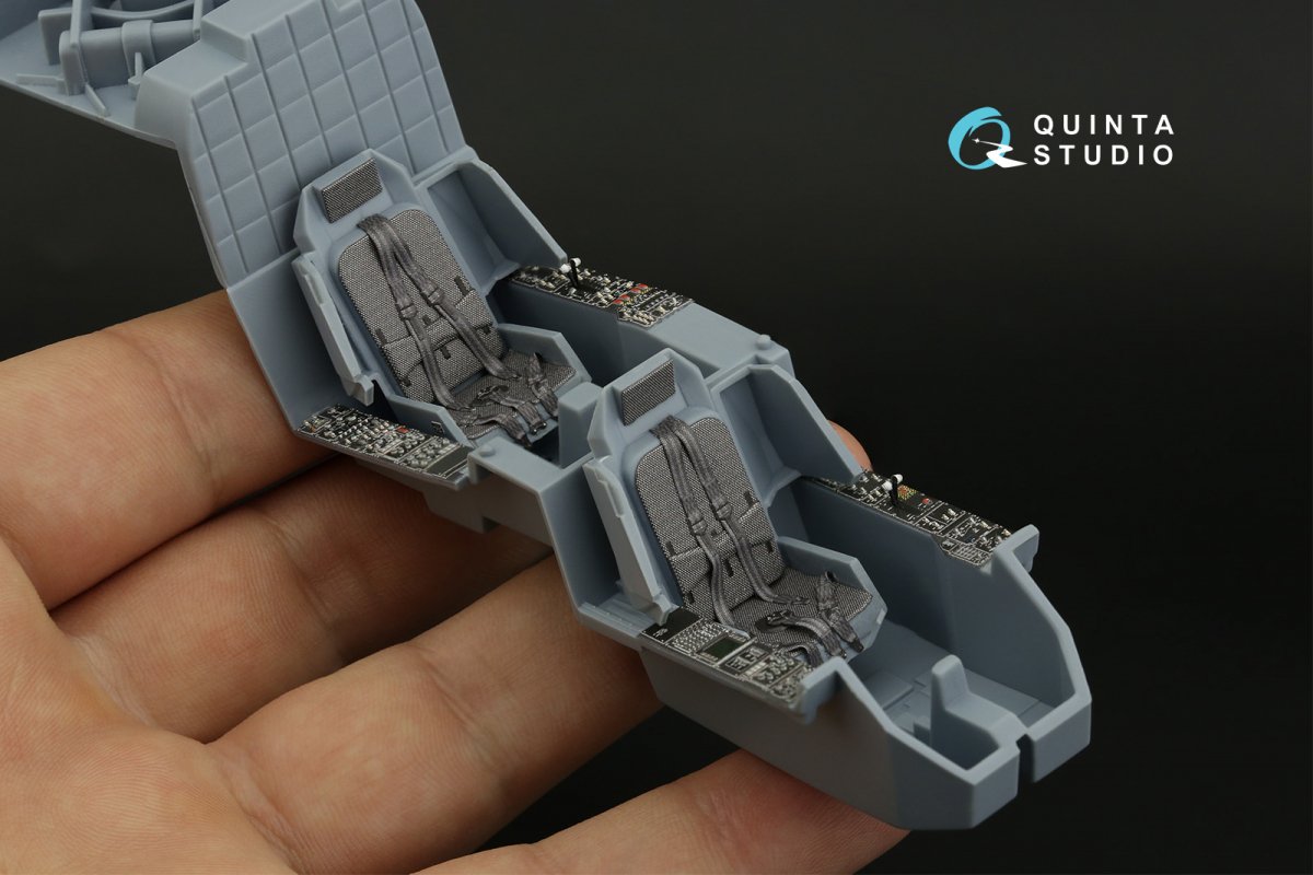 Quinta Studio QD35090 AH-64A 3D-Printed &amp;amp; colored Interior on decal paper (Academy) 1/35 – obrázek 7