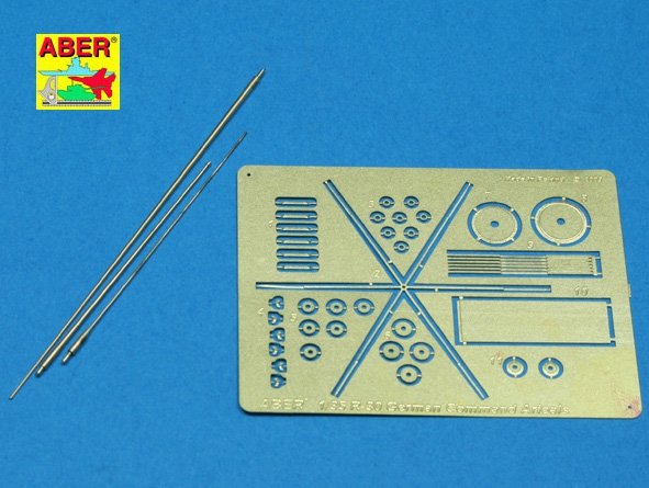 Aber R-30 German 2m, 1,8m and 1,4m aerials for command tanks 1/35