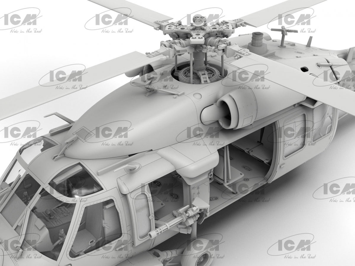 ICM 48360 MH-60L Black Hawk US Special Forces Helicopter 1/48 – immagine 7