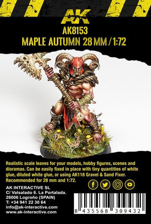 AK Interactive AK8153 MAPLE AUTUMN LEAVES 28MM 1/72 – Bild 3