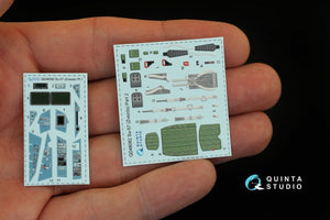 Quinta Studio QD48082 Su-57 3D-Printed &amp;amp; colored Interior on decal paper (for Zvezda kit) 1/48 – image 3