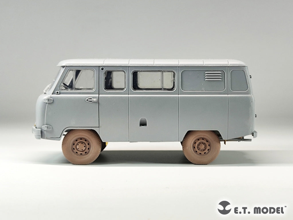 ET Model P35-115 Russian UAZ 3909 Military Van Sagged wheels For ZVEZDA 3644 1/35 – obrázek 9