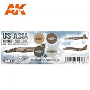 AK Interactive AK11751 US ASIA MINOR SCHEME (IIAF / IRIAF AIRCRAFT COLORS) 4x17 ml – image 2