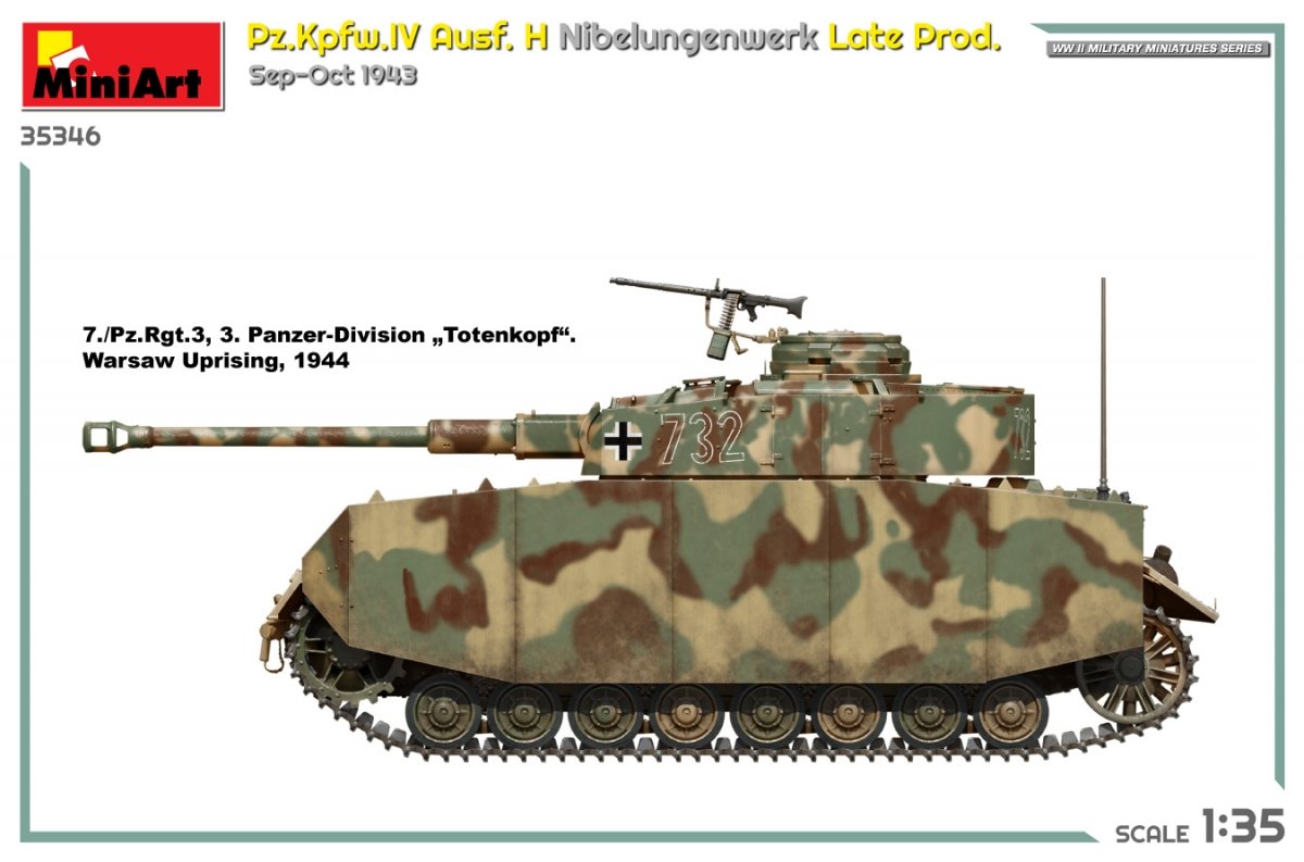 MiniArt 35346 Pz.Kpfw.IV Ausf. H Nibelungenwerk Late Prod. Sep-Oct 1943 1/35 – image 6
