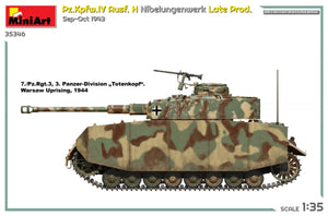 MiniArt 35346 Pz.Kpfw.IV Ausf. H Nibelungenwerk Late Prod. Sep-Oct 1943 1/35 – image 6