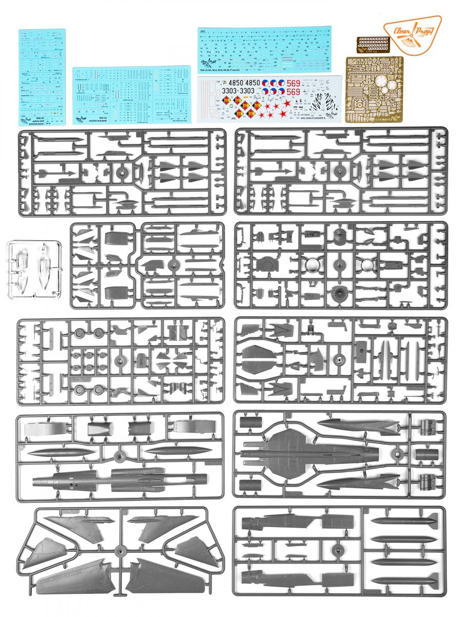 Clear Prop! CP72030 MiG-23MLA Flogger-G EXPERT KIT 1/72 – image 7
