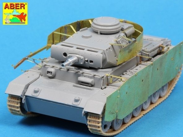 Aber 72A09 Side skirts for PzKpfw III 1/72 – Bild 3