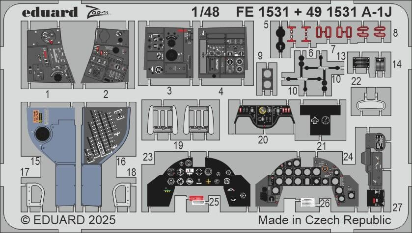 Eduard 491531 A-1J TAMIYA 1/48 – image 2