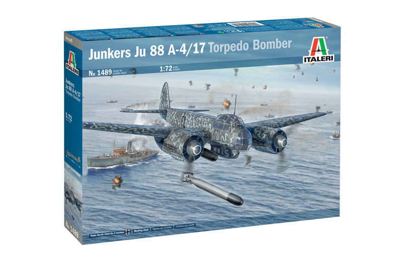 Italeri 1489 Junkers Ju 88 A-4/17 Torpedo Bomber 1/72 – zdjęcie 2