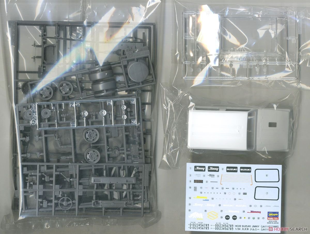 Hasegawa HC22 SUZUKI JIMNY (JA11-5) 1/24 – obrázek 8