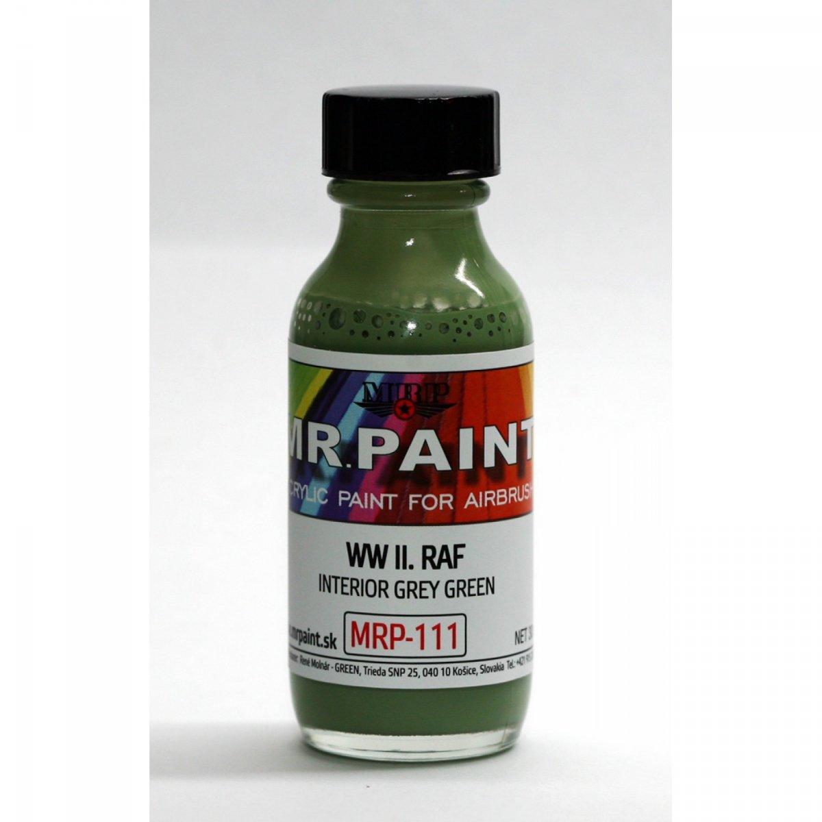 MR. Paint MRP-111 INTERIOR GRAY GREEN WWII RAF 30ml – immagine 2