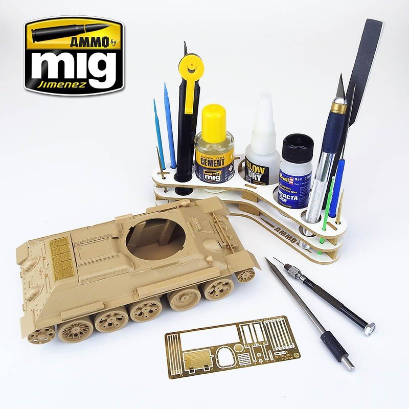 AMMO of Mig Jimenez 8028 BOOMERANG ORGANIZER (storage) – obrázek 6