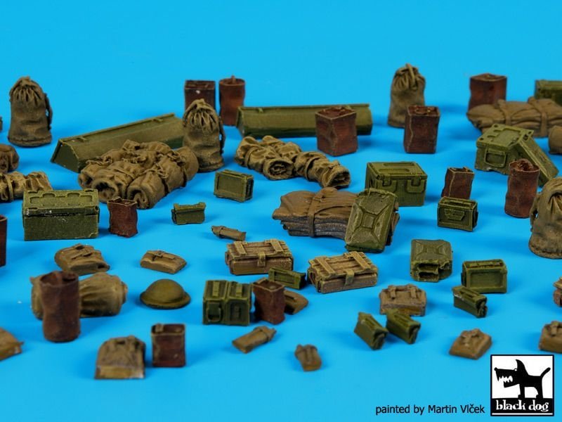 Black Dog T72091 British WW II equipment accessories set 1/72 – Bild 4
