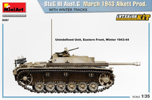 Mini Art 35367 StuG III Ausf. G March 1943 Alkett Prod. WITH WINTER TRACKS. INTERIOR KIT 1/35 – imagen 5