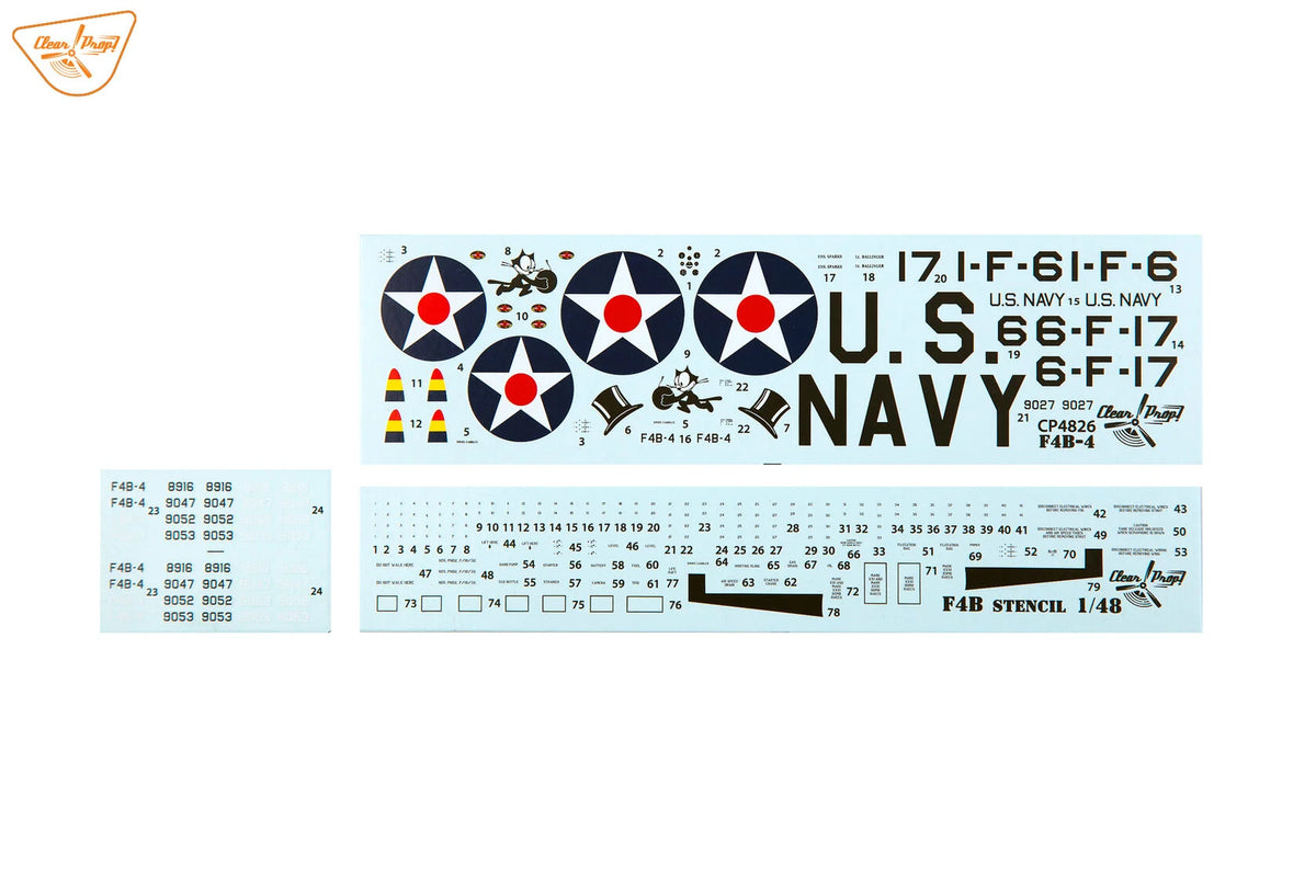 Clear Prop! CP4826 Boeing F4B-4 in US Navy Service 1/48 – image 7