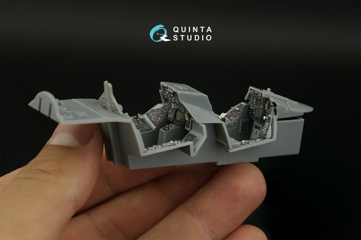 Quinta Studio QDS-48395 F-14A 3D-Printed &amp;amp; colored Interior on decal paper (Hobby Boss) (Small version) 1/48 – image 12