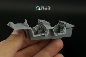 Quinta Studio QDS-48395 F-14A 3D-Printed &amp;amp; colored Interior on decal paper (Hobby Boss) (Small version) 1/48 – image 12