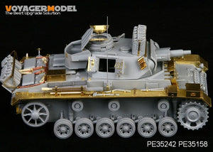 Voyager Model PE35242 WWII German Pz.Kpfw.III Ausf.N sPz.Abt 501 Afrika For DRAGON 6431 1/35 – zdjęcie 3