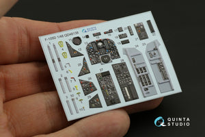 Quinta Studio QD48138 F-105D 3D-Printed &amp;amp; colored Interior on decal paper (for HobbyBoss kit) 1/48 – Bild 2