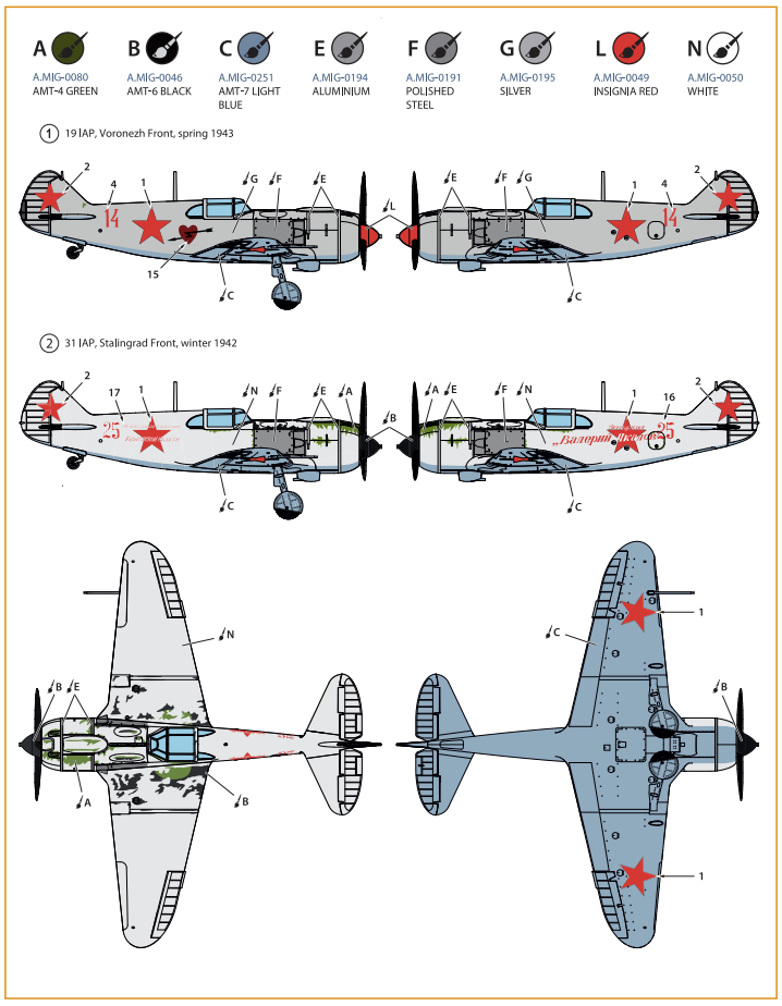 Clear Prop! CP72015 La-5 late version ADVANCED KIT 1/72 – image 8
