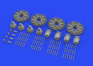 Eduard 648631 B-17F engines HKM 1/48 – imagen 2