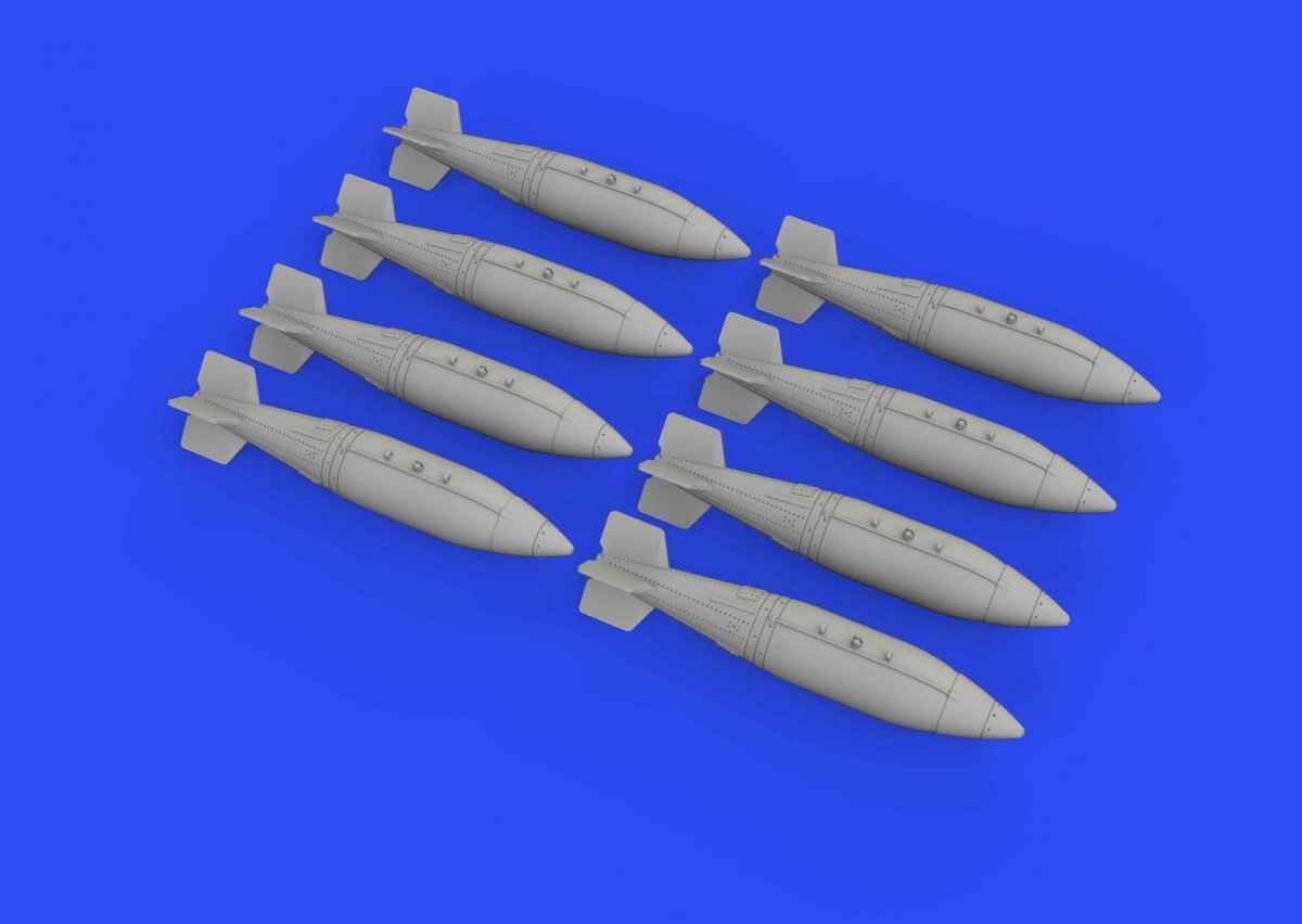 Eduard 672278 British 1000lb retarded bombs w_960 fuse 1/72 – image 3