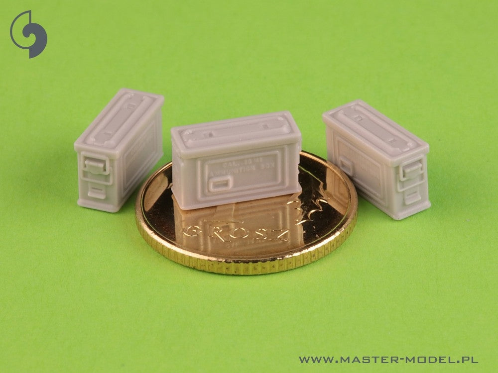 Master GM-35-091 M1 Ammo Boxes for Browning M1919 Rifle .30cal (7.62mm) (6 pcs.) - CLOSED 1/35 – image 4
