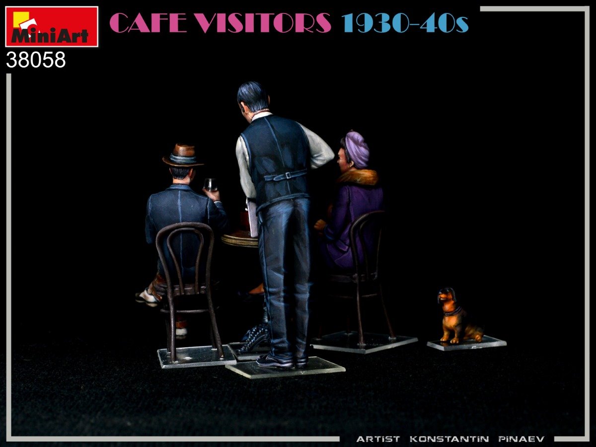 MiniArt 38058 CAFE VISITORS 1930-40S 1/35 – immagine 5