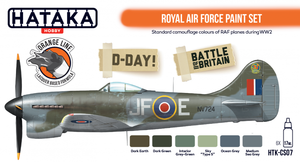 Hataka HTK-CS07 ORANGE LINE – Royal Air Force paint set 6x17 – obrázek 2