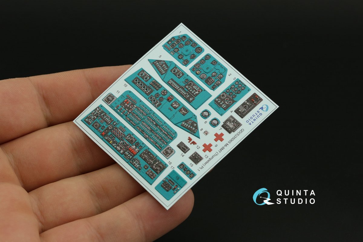 Quinta Studio QDS-35065 Mi-8MT 3D-Printed &amp;amp; colored Interior on decal paper (Trumpeter) (Small version) 1/35 – immagine 5