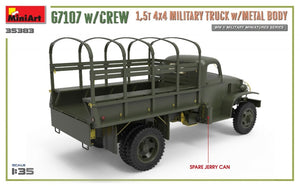 MiniArt 35383 G7107 w/CREW 1.5t 4X4 CARGO TRUCK w/METAL BODY 1/35 – Bild 6