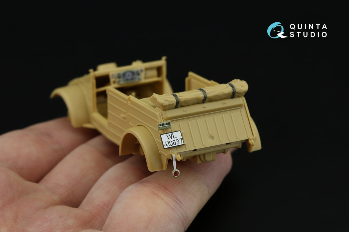 Quinta Studio QD48546 Kubelwagen Type 82 3D-Printed &amp;amp; colored Interior on decal paper (Tamiya) 1/48 – image 8