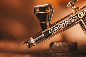 Harder &amp;amp; Steenbeck 121233 Aerograf Evolution CR Plus 2024 2w1 (dysza 0,28mm + 0,45 mm) – zdjęcie 4