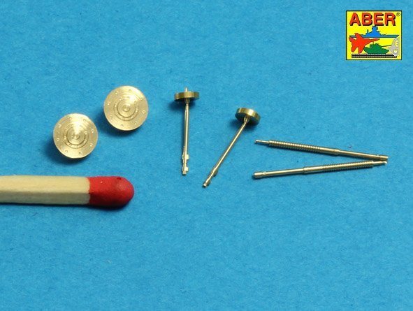 Aber 35 L-223 Set of 2 barrels for Soviet tank 7.62mm DT machine gun (1/35)