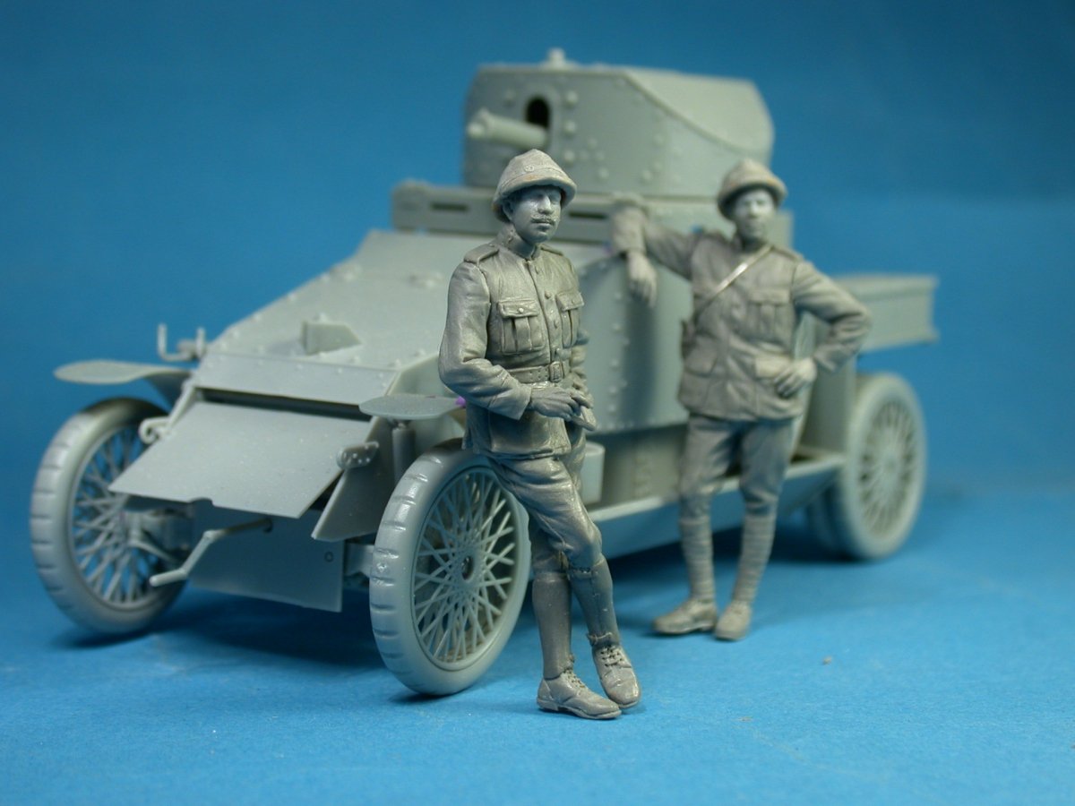 Copper State Models F35-010 Belgian Armored car officer 1/35 – Bild 2
